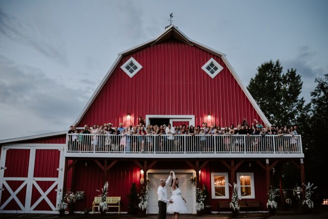The Big Red Barn Lacombe Wedding | Red Deer Wedding Photographer